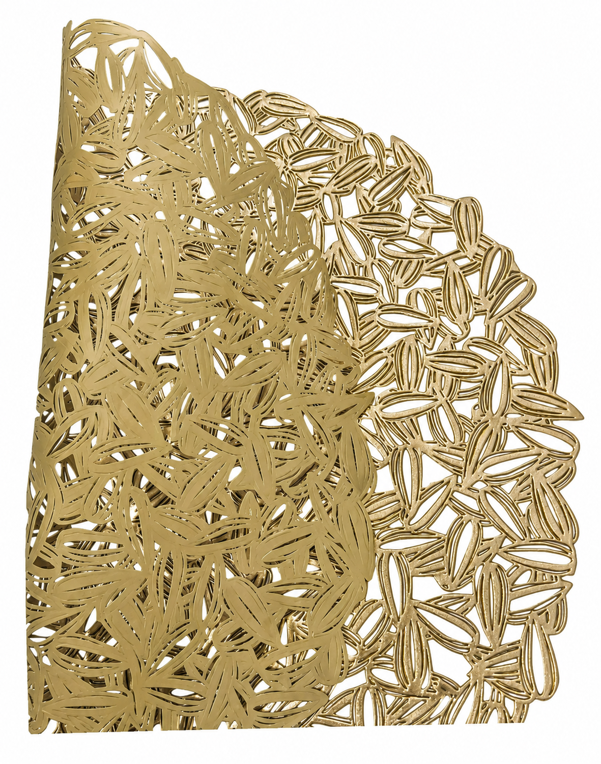 Set 6 Individuales De Mesa Pack 6 Modelo Semilla Dorado-1