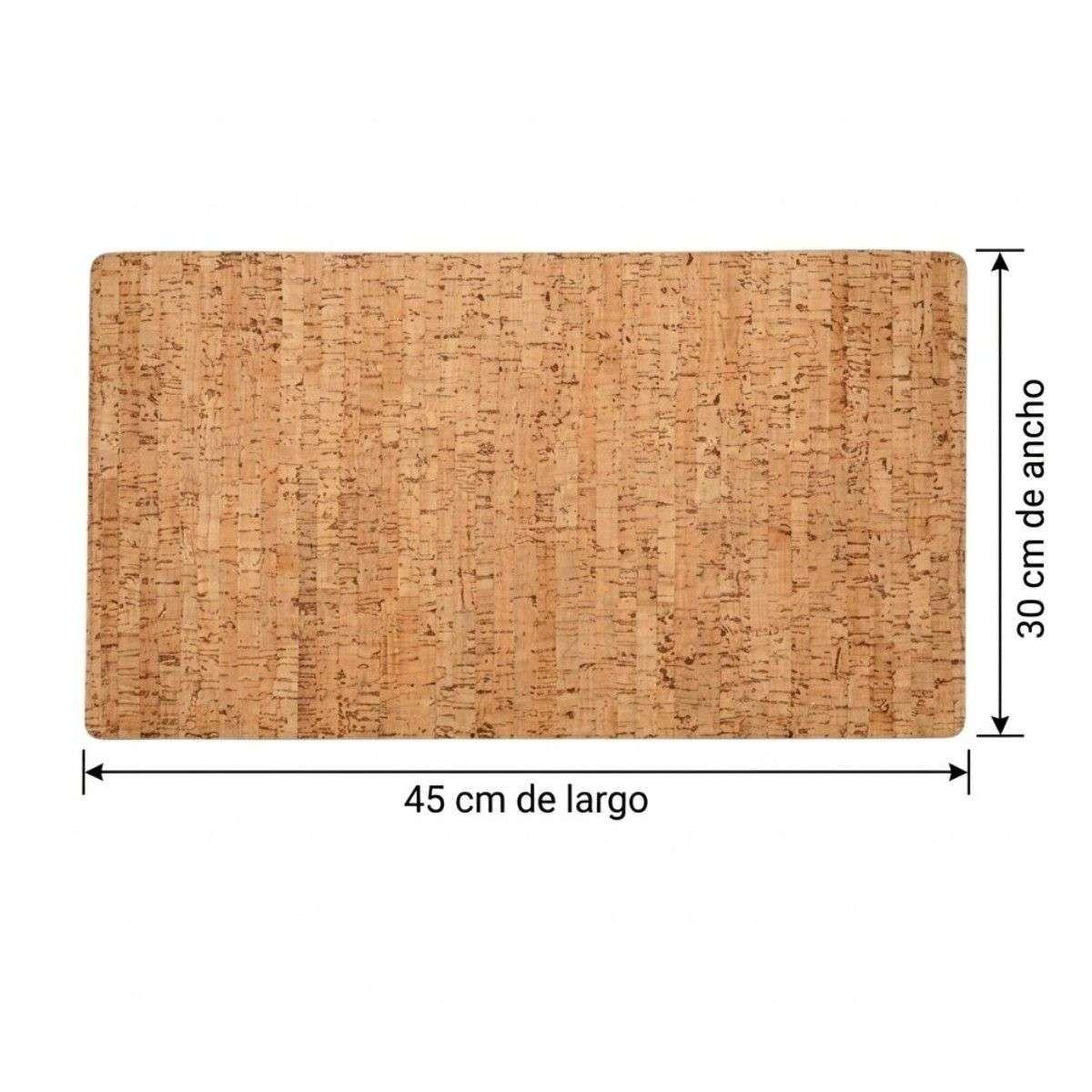 Set 6 Individuales De Mesa Pack 6 Rectangular Madera-2