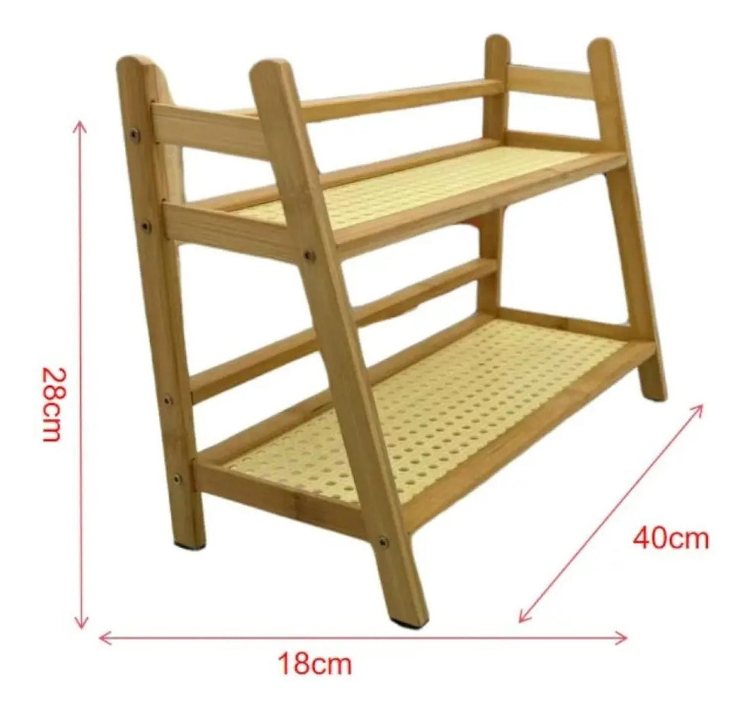 Estante Organizador Cocina 3 Niveles Rack Malla Grande Beige-4