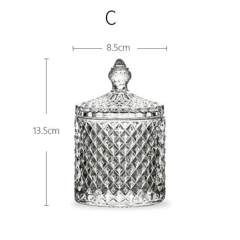 Bombonera Azucarero Caramelera Decoracion De Vidrio Cristal-2
