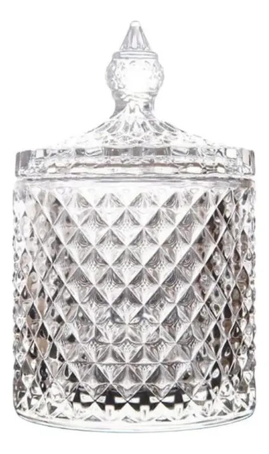 Bombonera Azucarero Caramelera Decoracion De Vidrio Cristal-0