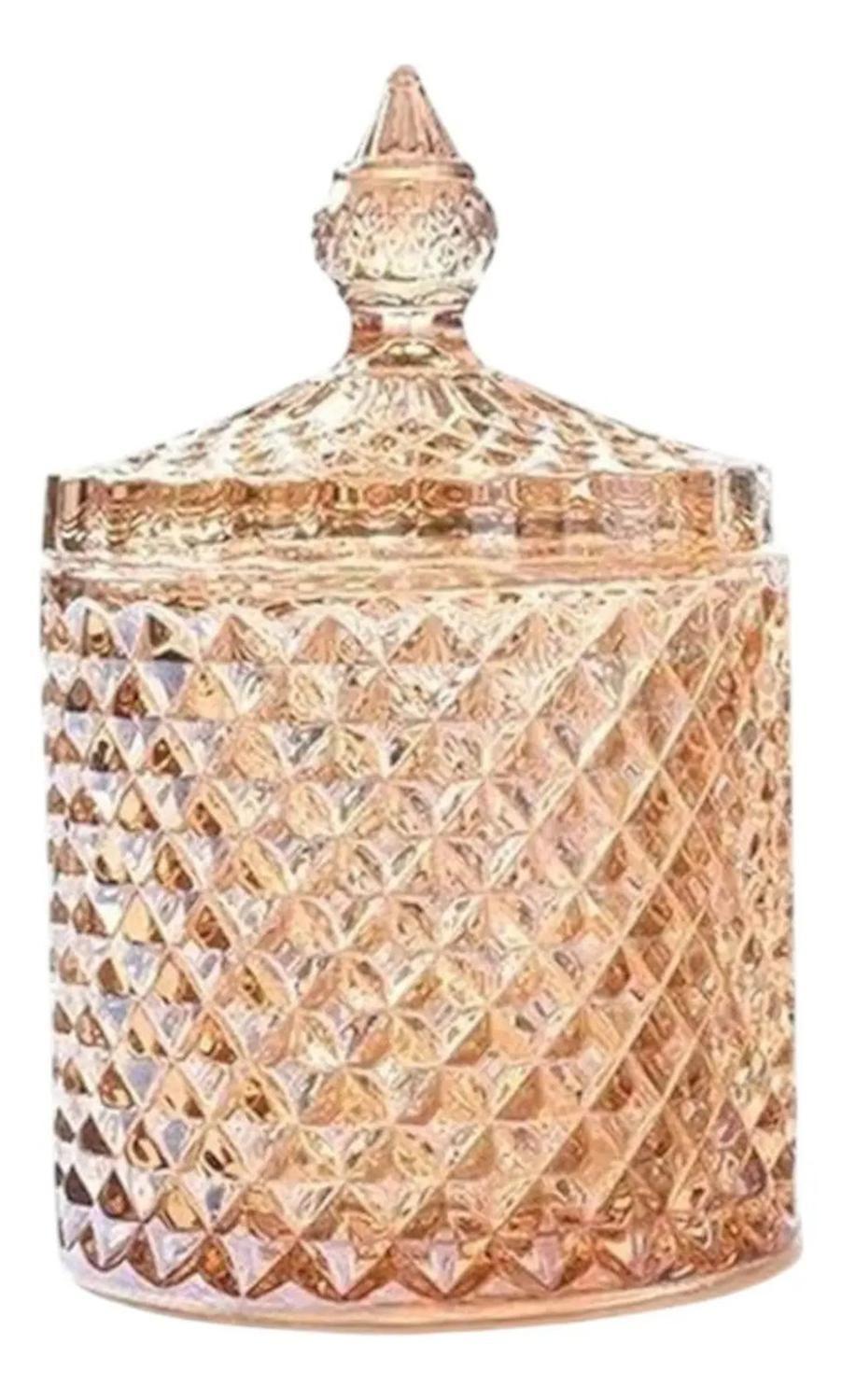 Bombonera Azucarero Caramelera Decoracion De Vidrio Cristal-1