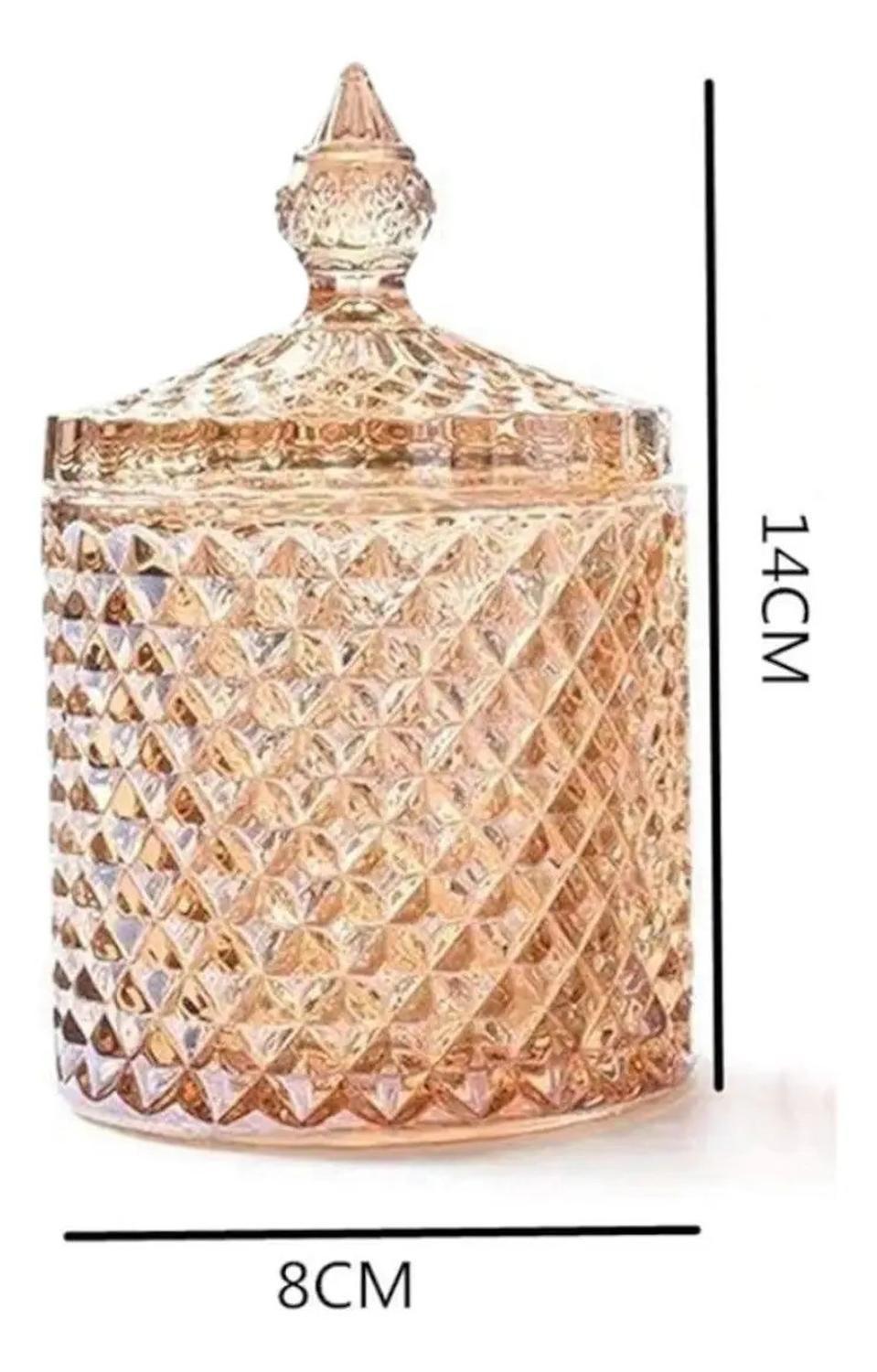 Bombonera Azucarero Caramelera Decoracion De Vidrio Cristal-2