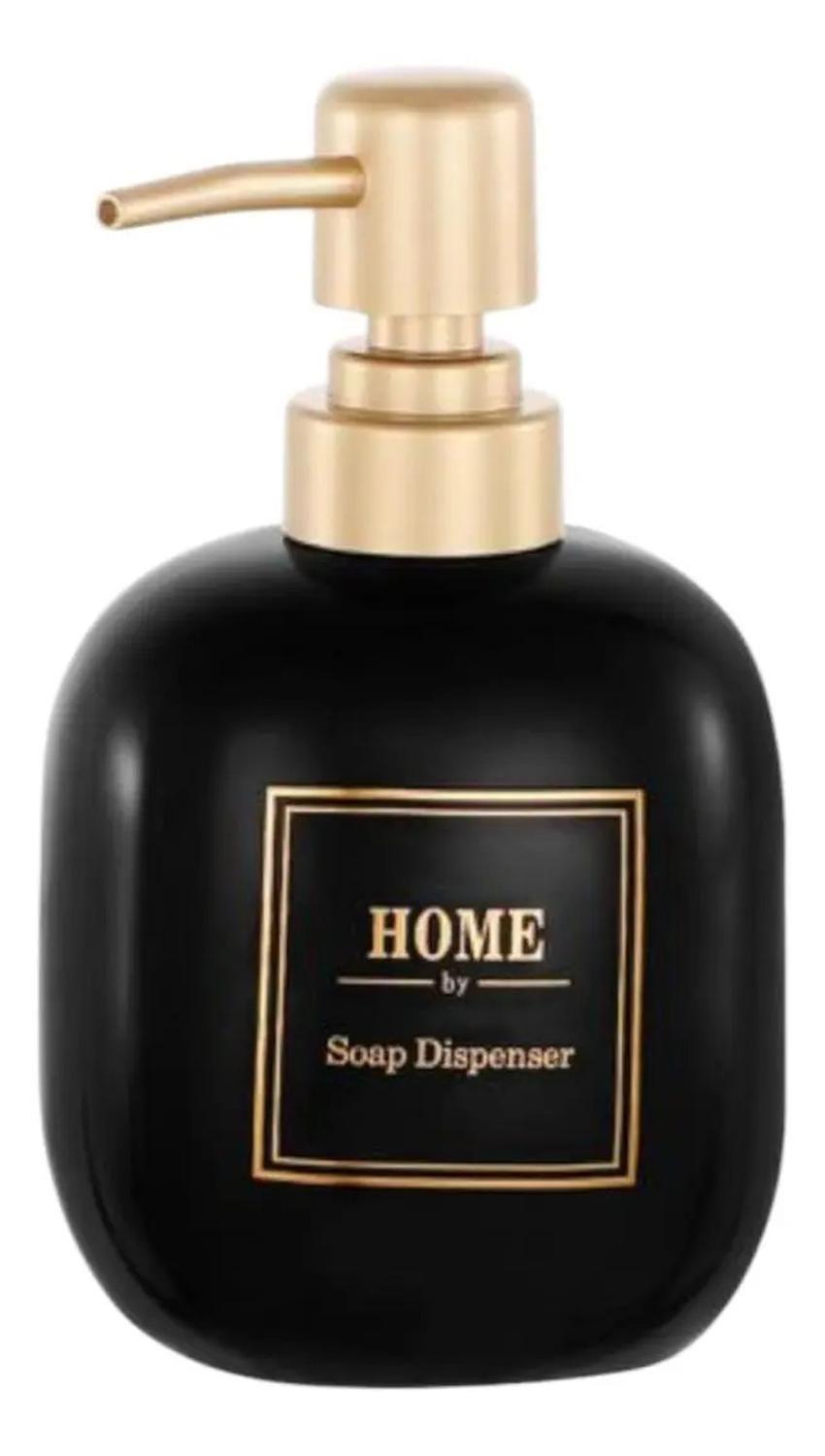 Dispensador Jabón Alcohol Gel Home Decorativo 250ml Negro-0