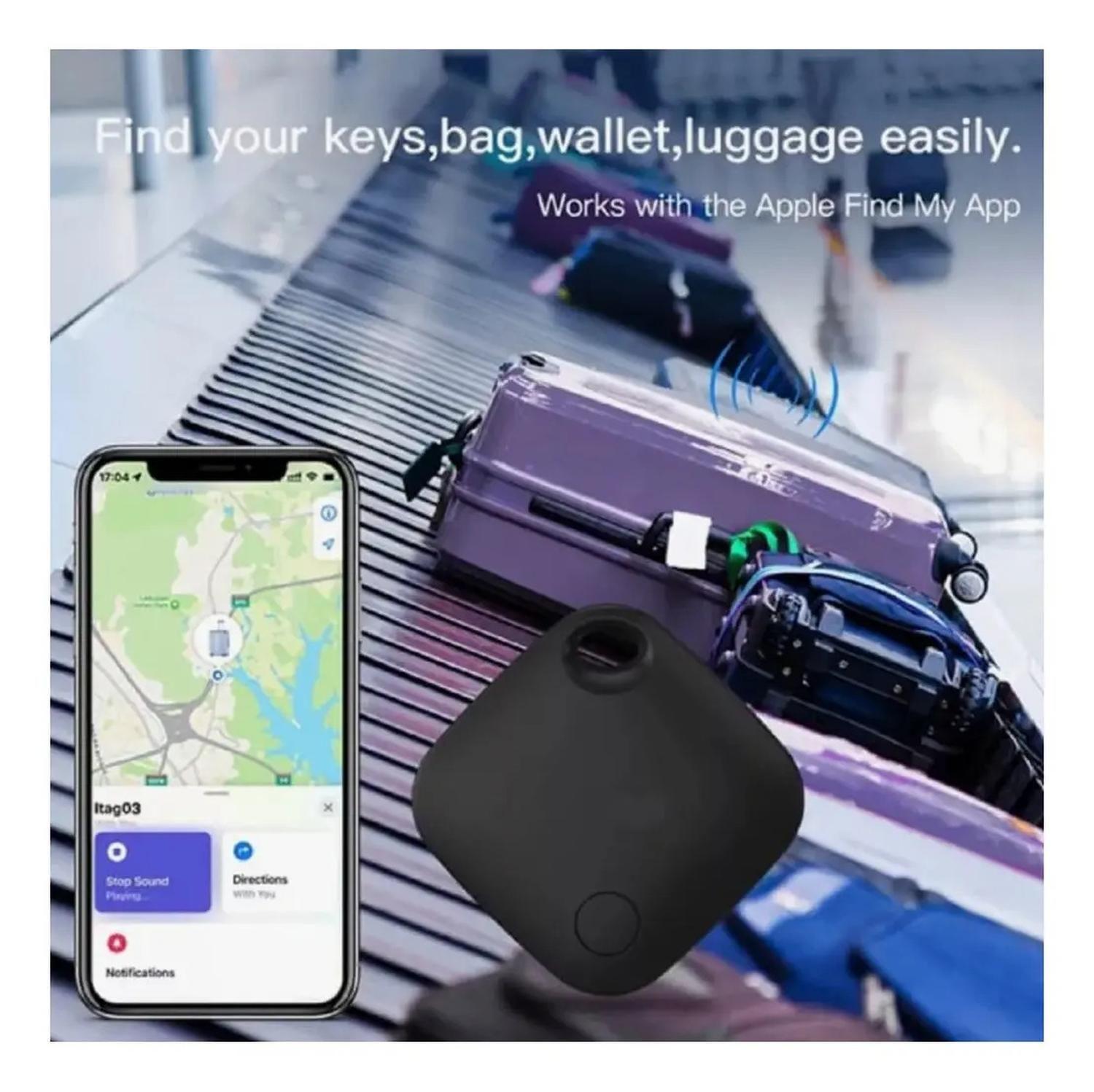 Smarttag Rastreador Sualio Tag Gps Localizador Negro-4