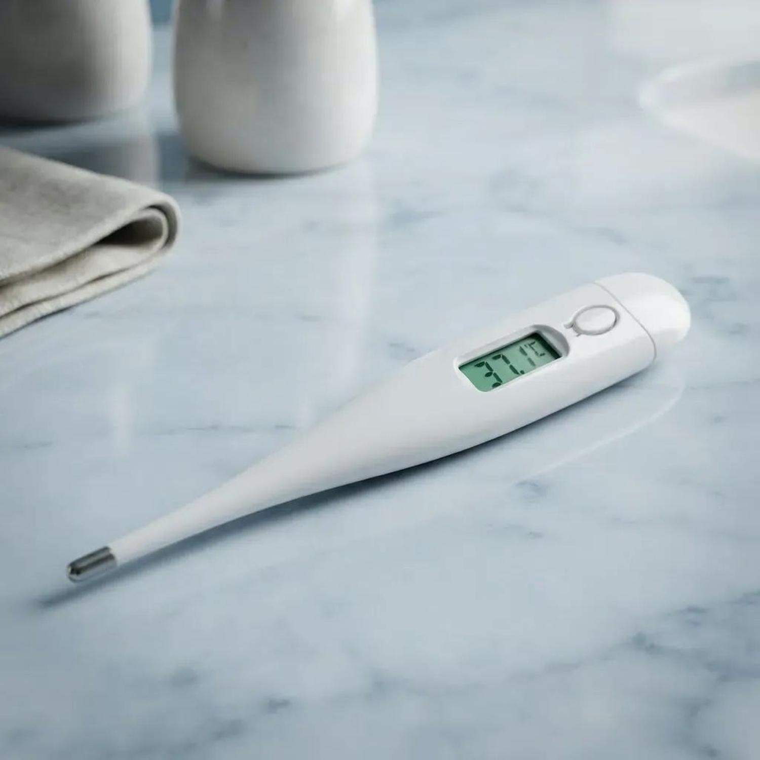 Termometro Corporal Digital Tipo Lapiz Bebe Y Familia Blanco-1