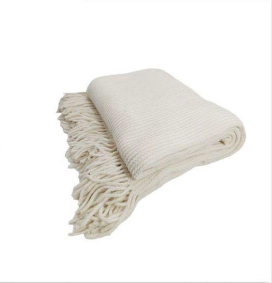 Manta Decorativa Tejida Para Sofa Sillon Cama 130x160cm B-1