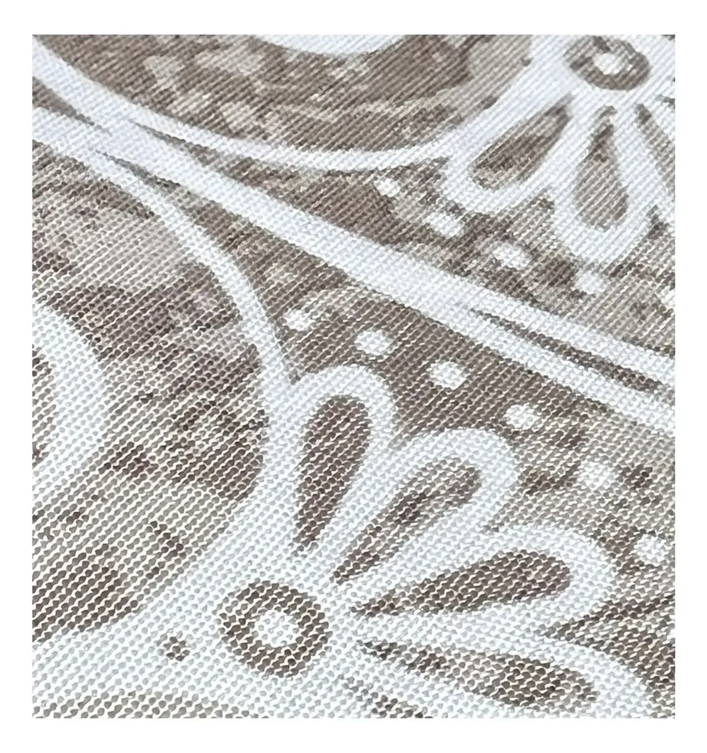 Mantel De Mesa Rectangular Mandala 240cm Beige-2