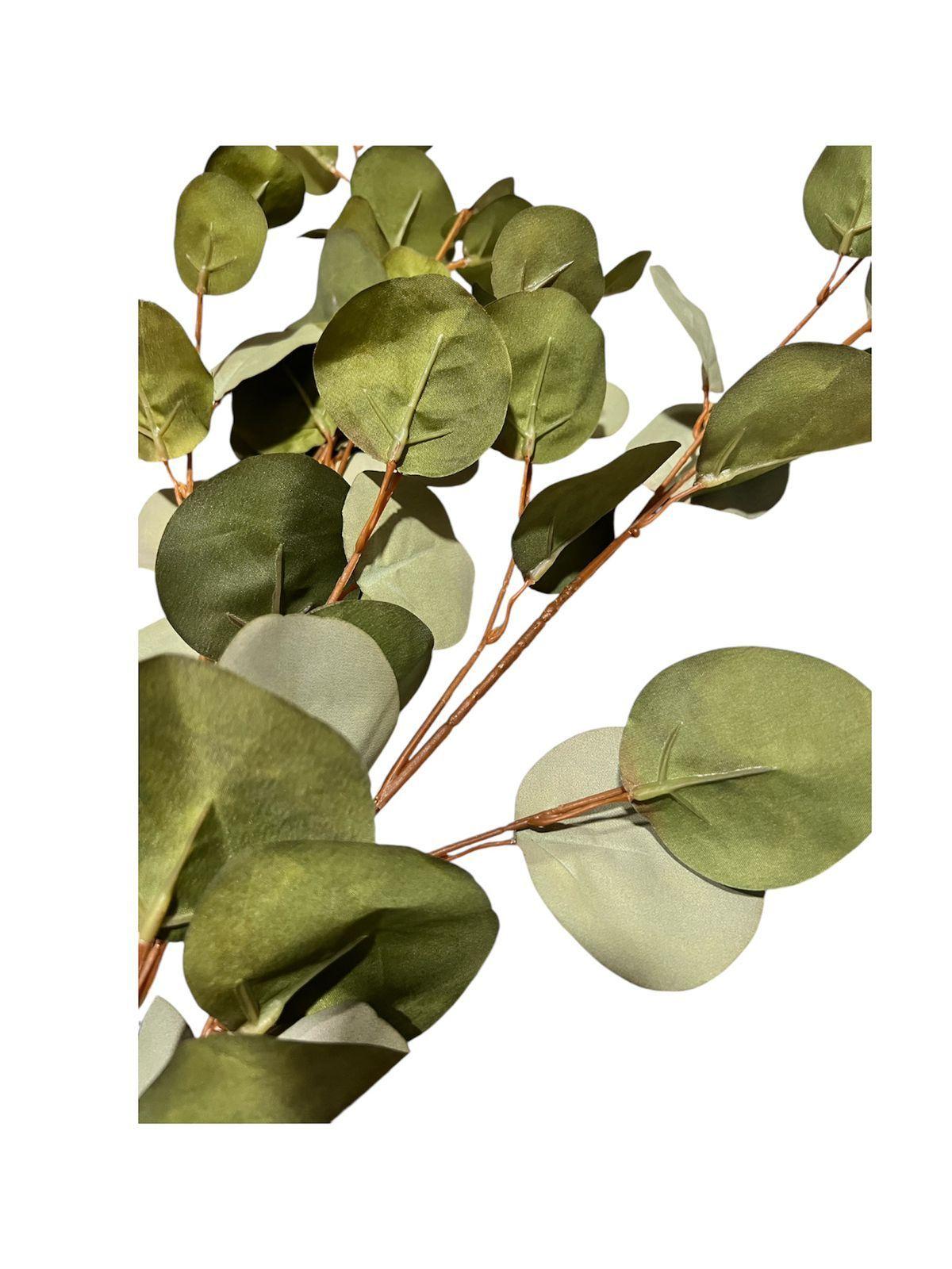 Flor Artificial Eucalipto Artificial Flor Decorativas 80cm-3