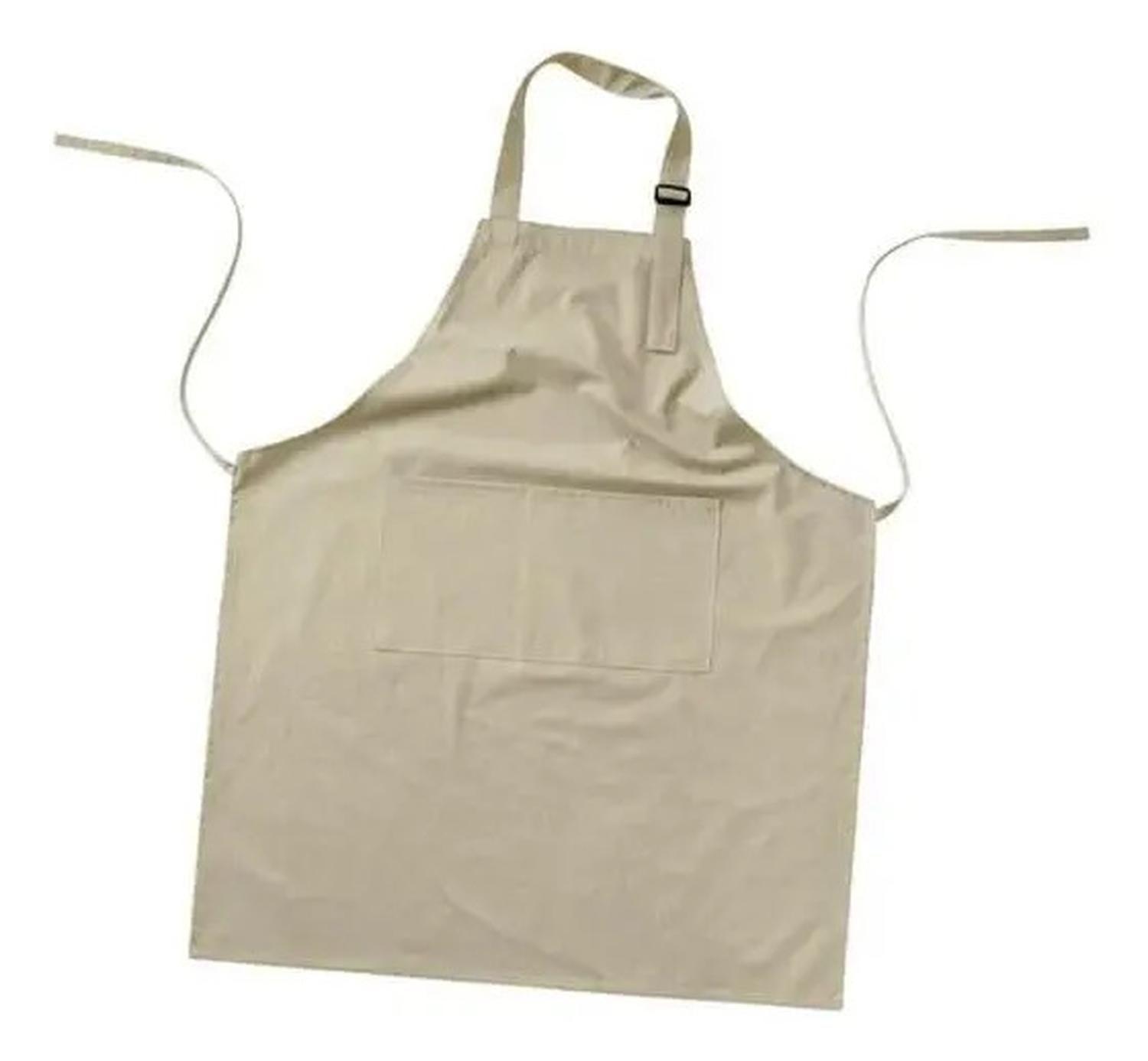 Mandil Delantal Largo Cocina Chef Mesero Pintor Reforzado-0