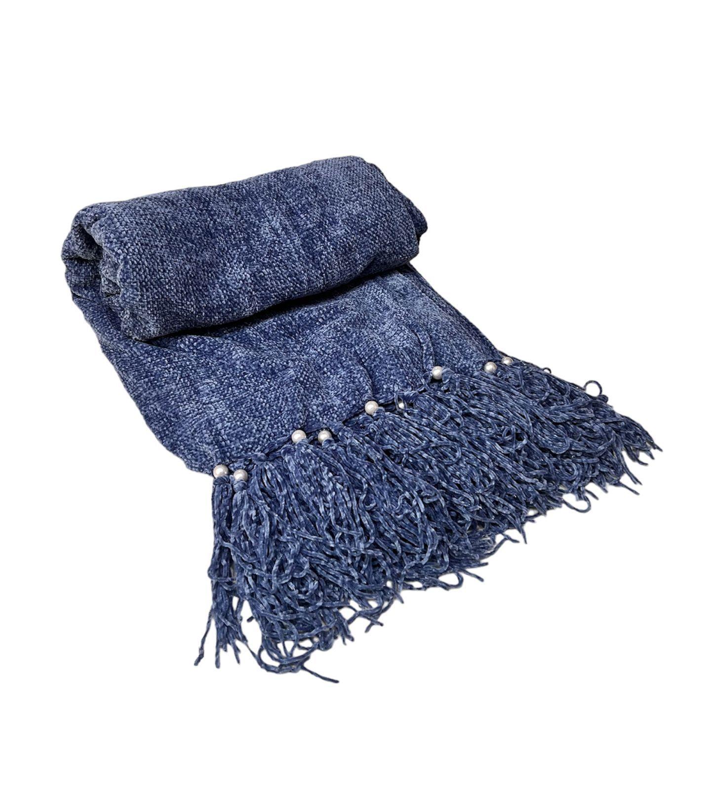 Manta Decorativa Tejida Para Sofa Cama 125x150cm Ñ-0