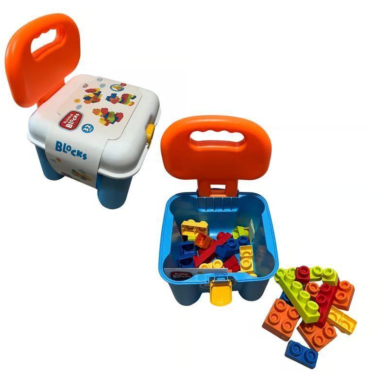 Silla Con Bloques Construccion 32 Pzs Juguetes Construccion-2