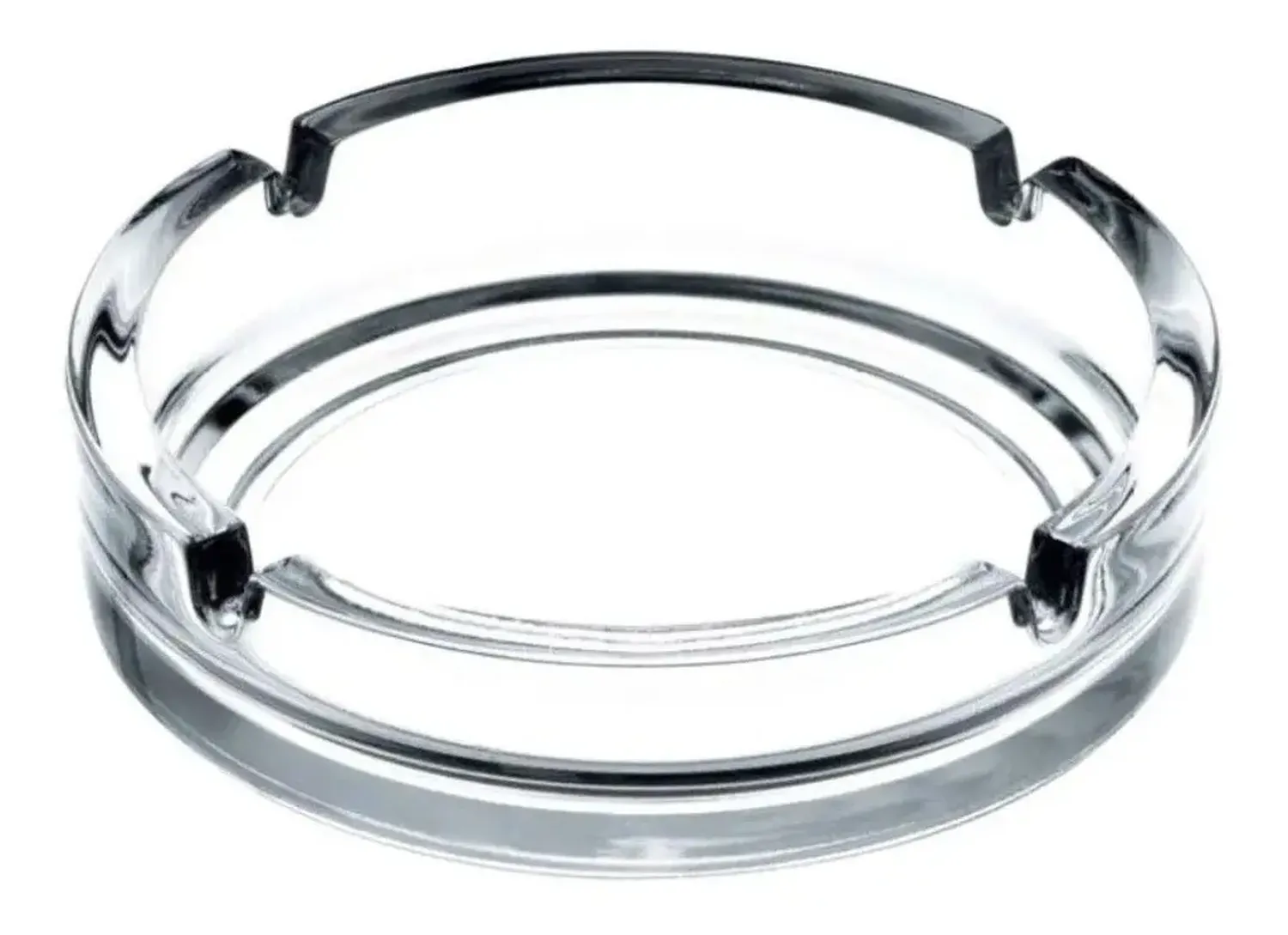 Cenicero Circular De Vidrio Cenicero Clasico 11cm-0