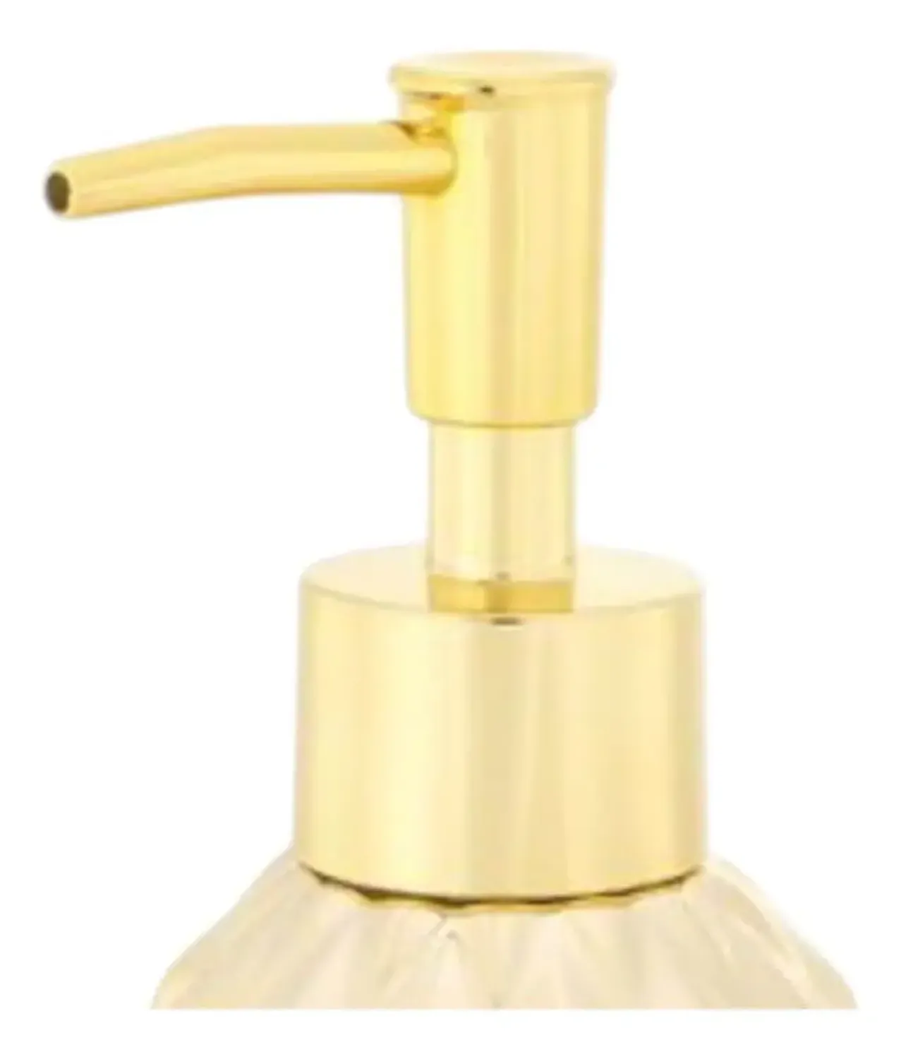 Dispensador Jabón Alcohol Gel 400ml Decorativo Piña Dorado-1