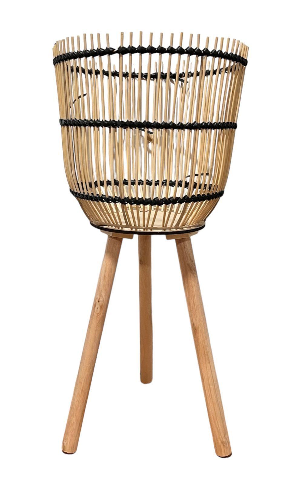 Macetero Tejido Porta Maceta Rustico Fibra 55x27cm-0