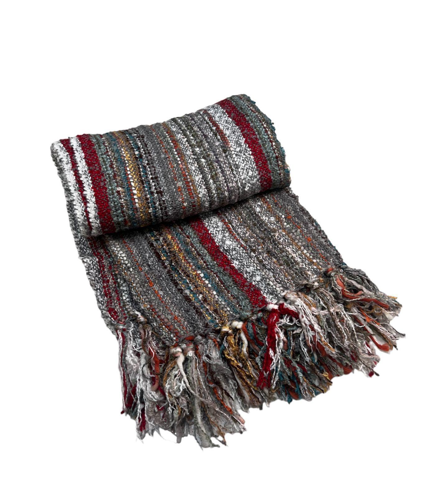 Manta Decorativa Tejida Para Sofa Sillon Cama 125x150cm P-0