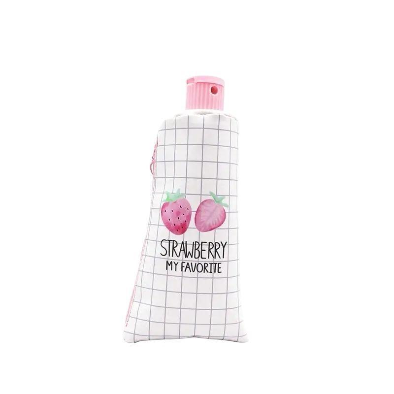 Cartuchera Estuche De Lapices Con Sacapunta Integrado Fresas Enviado Al Azar-5