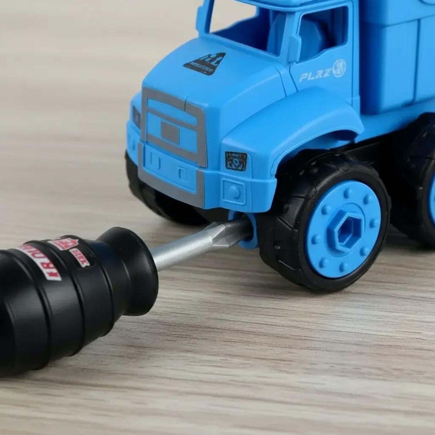 Pack Juguete Vehiculos Avion Camion Helicoptero Mini Azul-2