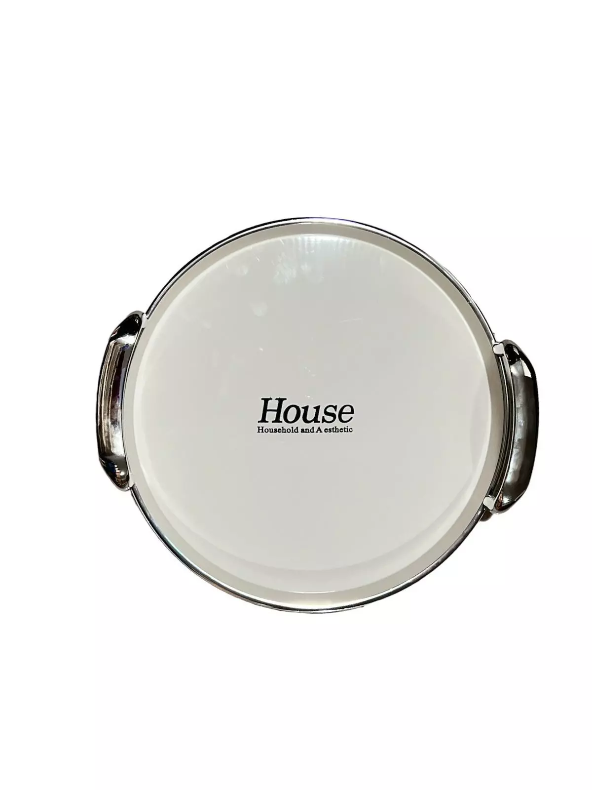 Bandeja Elegante Servir Con Plateado Circular 32cm Plata-2