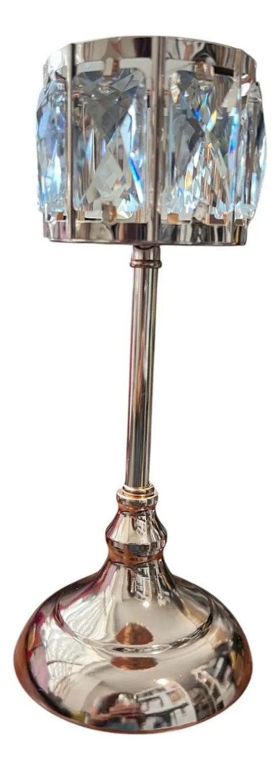 Porta Vela Candelabro Decorativo Elegante Diseño Dorado-0