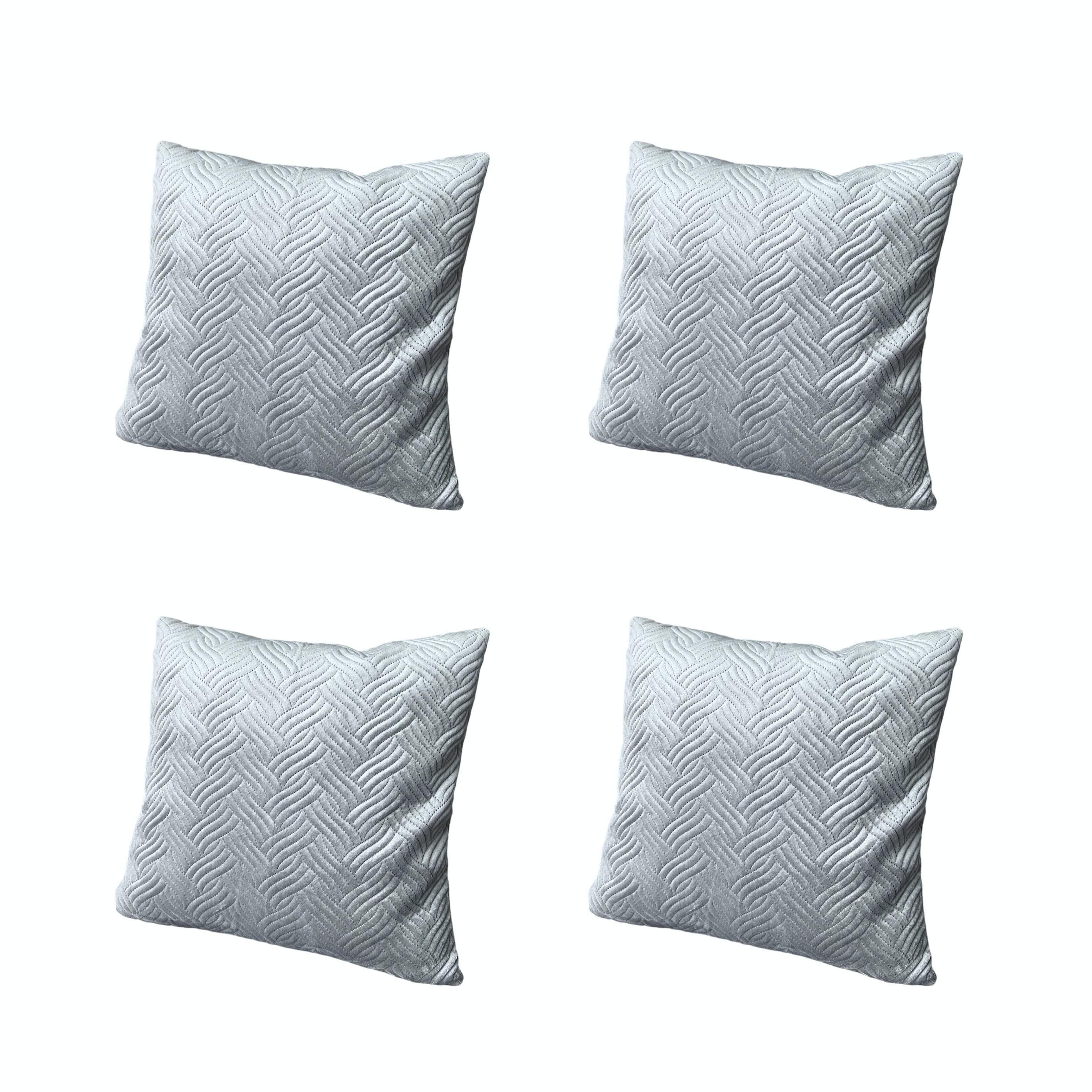 Set 4 Funda De Cojin Terciopelo Decorativo Decoracion Hogar G-1