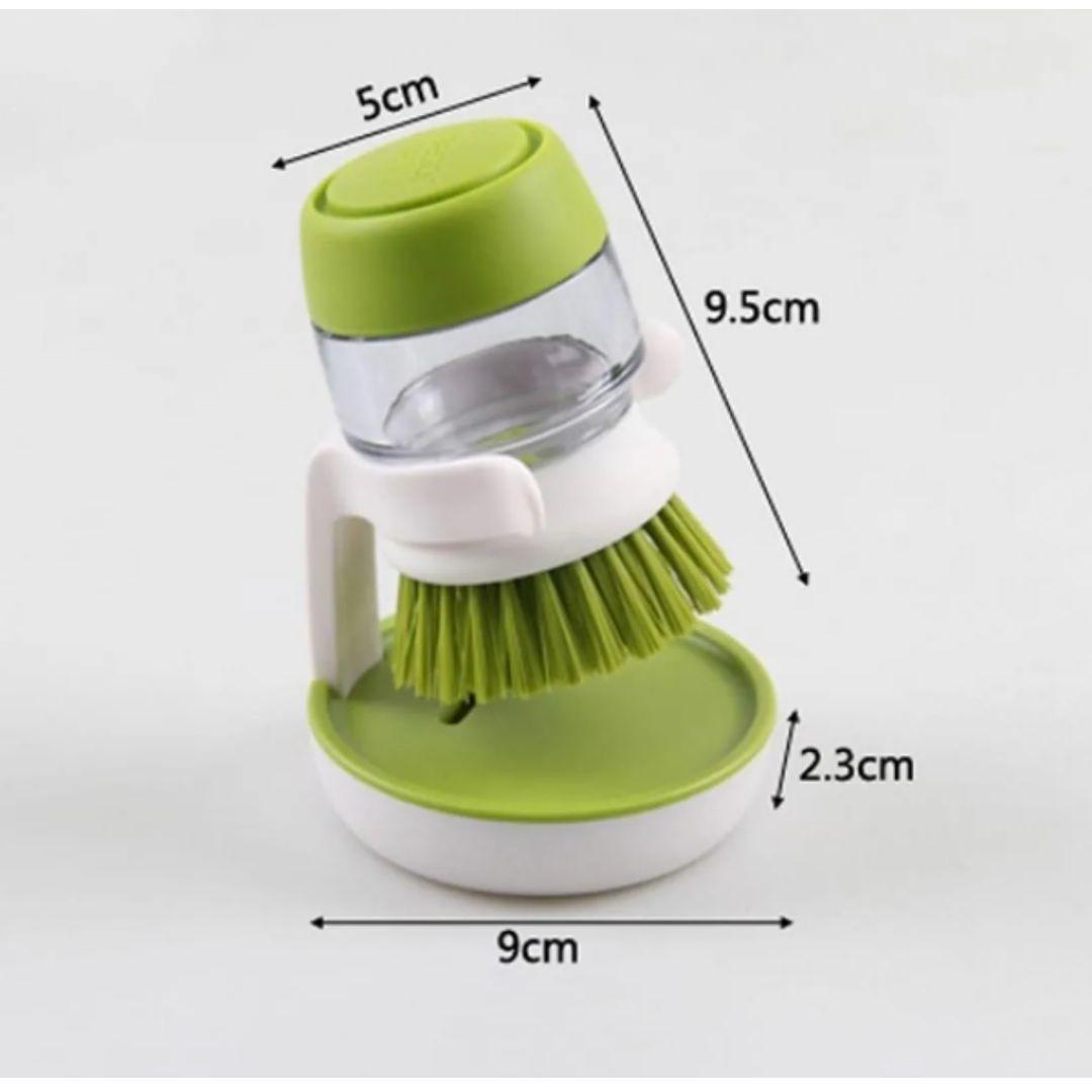 Dispensador Con Cepillo Cepillo Dispensador De Jabon Loza-2