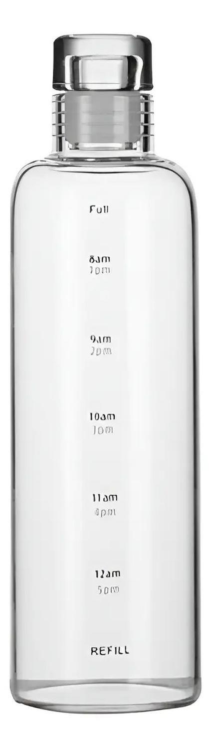 Termo Agua Botella Agua Vaso Vidrio 500ml Transparente-0