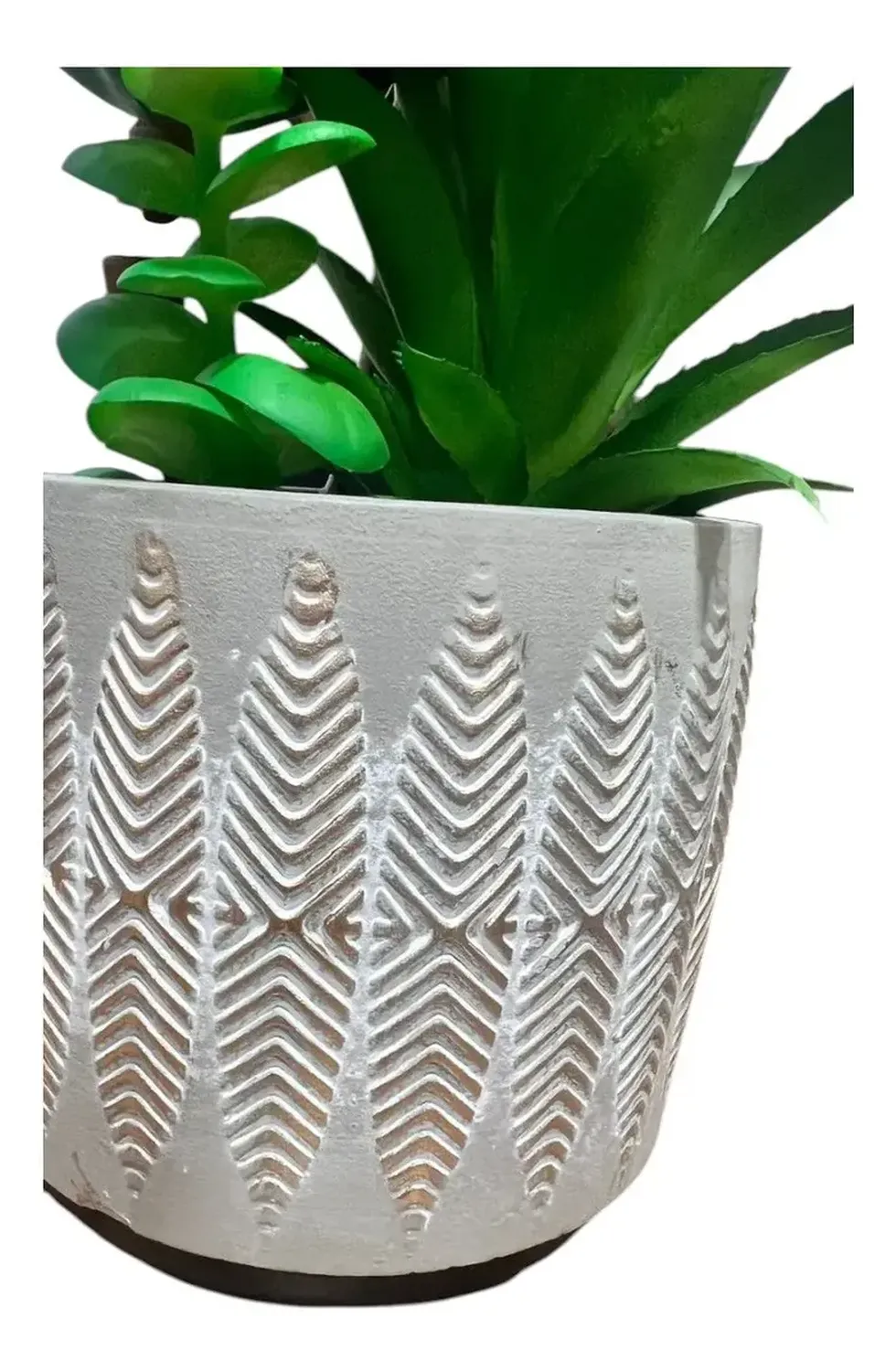 Planta Artificial Palma Macetero Maceta Decorativa Hogar Verde-2