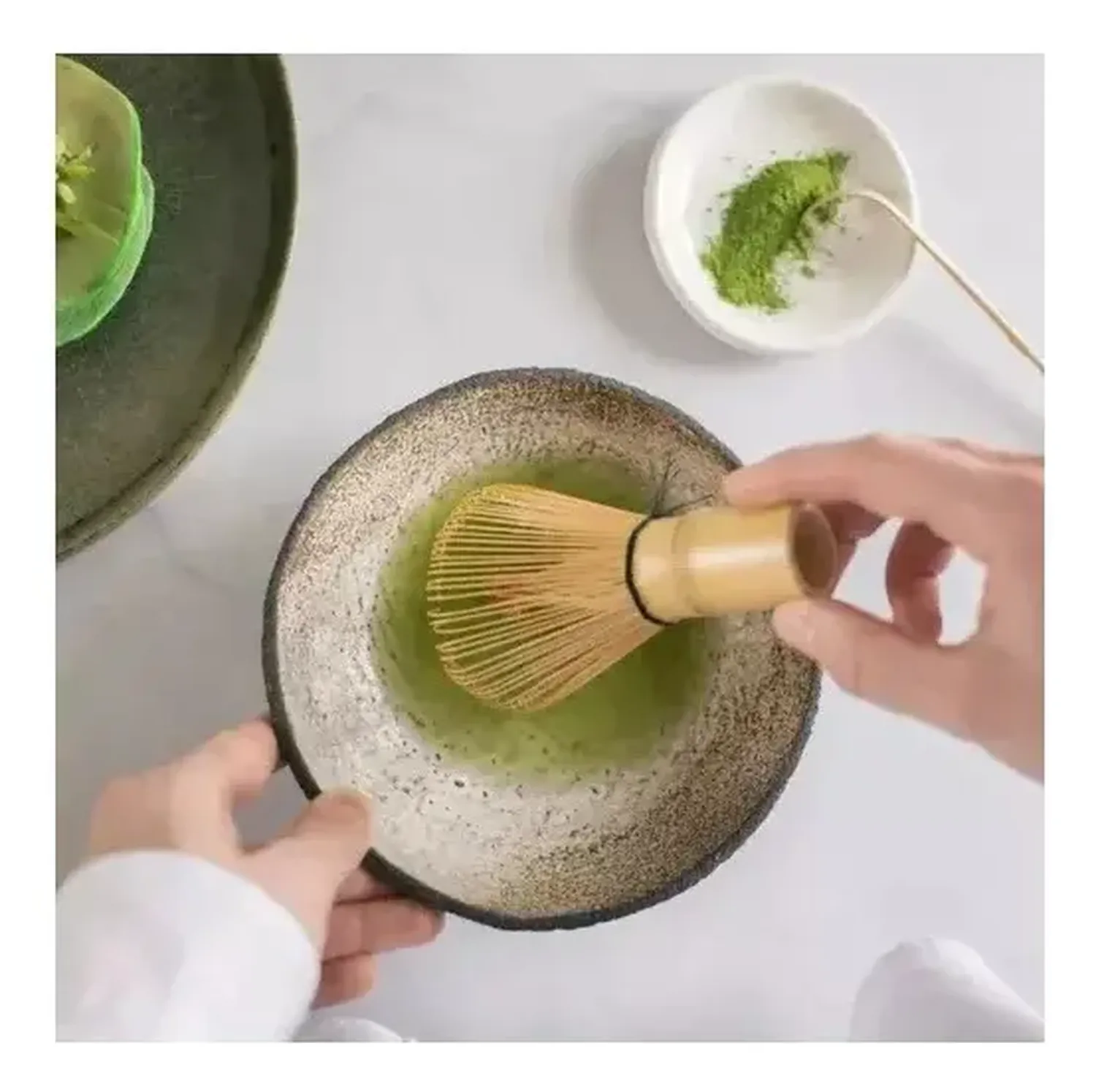 Batidor Revolvedor De Bambú Para Té Matcha (chasen)mezclador Bambú-4