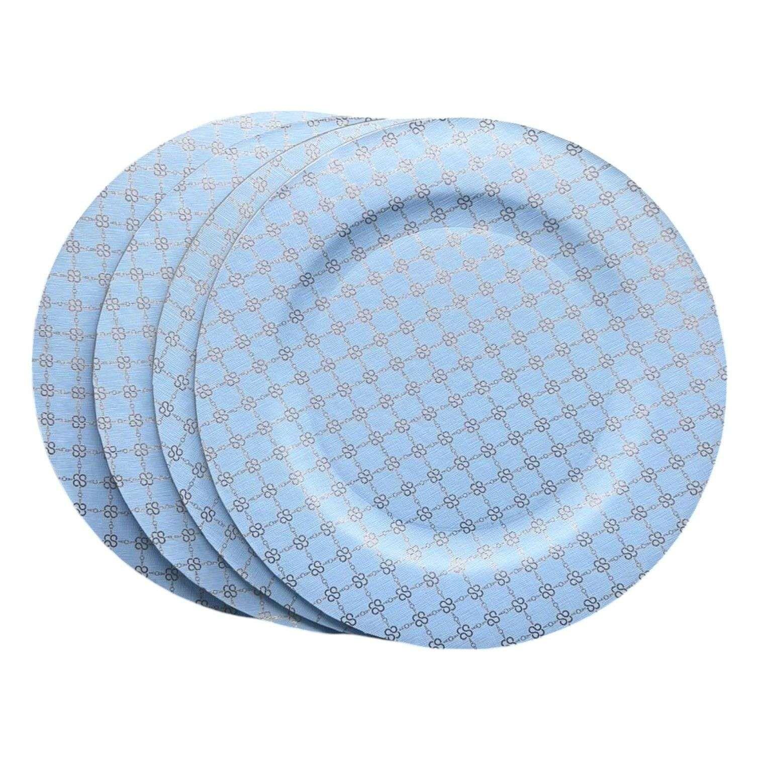 Pack 4 Plato De Decoracion Hogar Decorativo Diseños 30cm-0