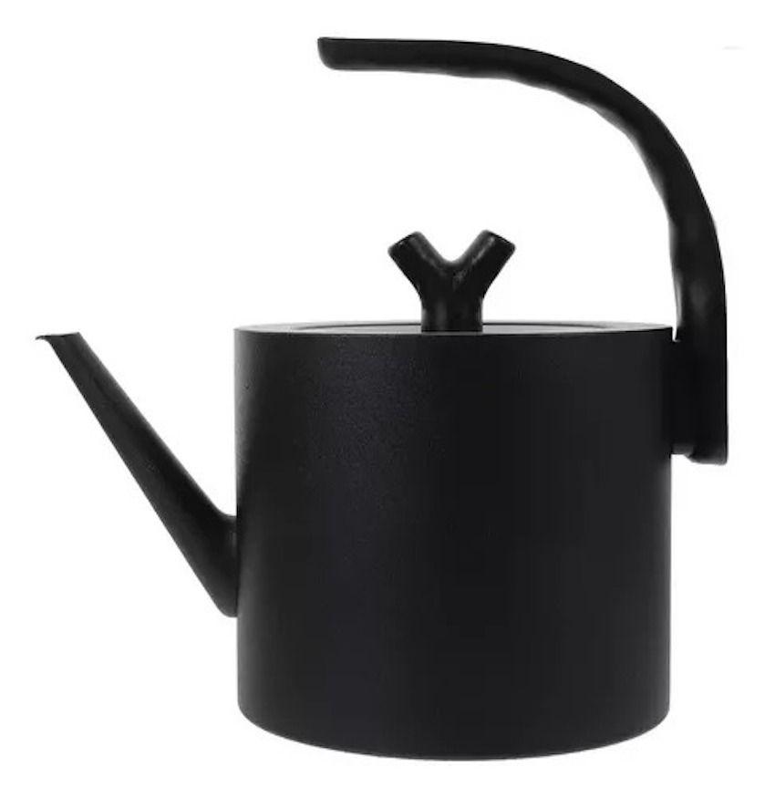 Tetera Acero Inoxidable Cuello Recto De Te Agua Cafe 1,5lts-0