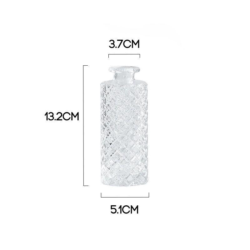 Florero Jarron Decorativo Vidrio Elegante 13x5cm-2