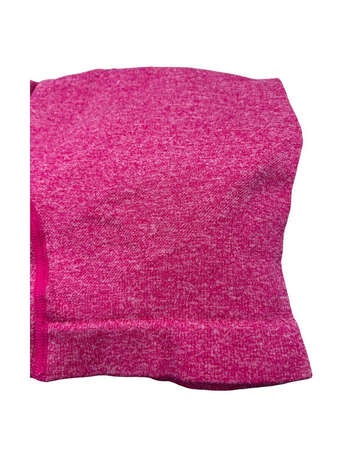 Mono Enterito Jumpsuit Deportivo Corto Mujer Gym Talla M Fucsia-3