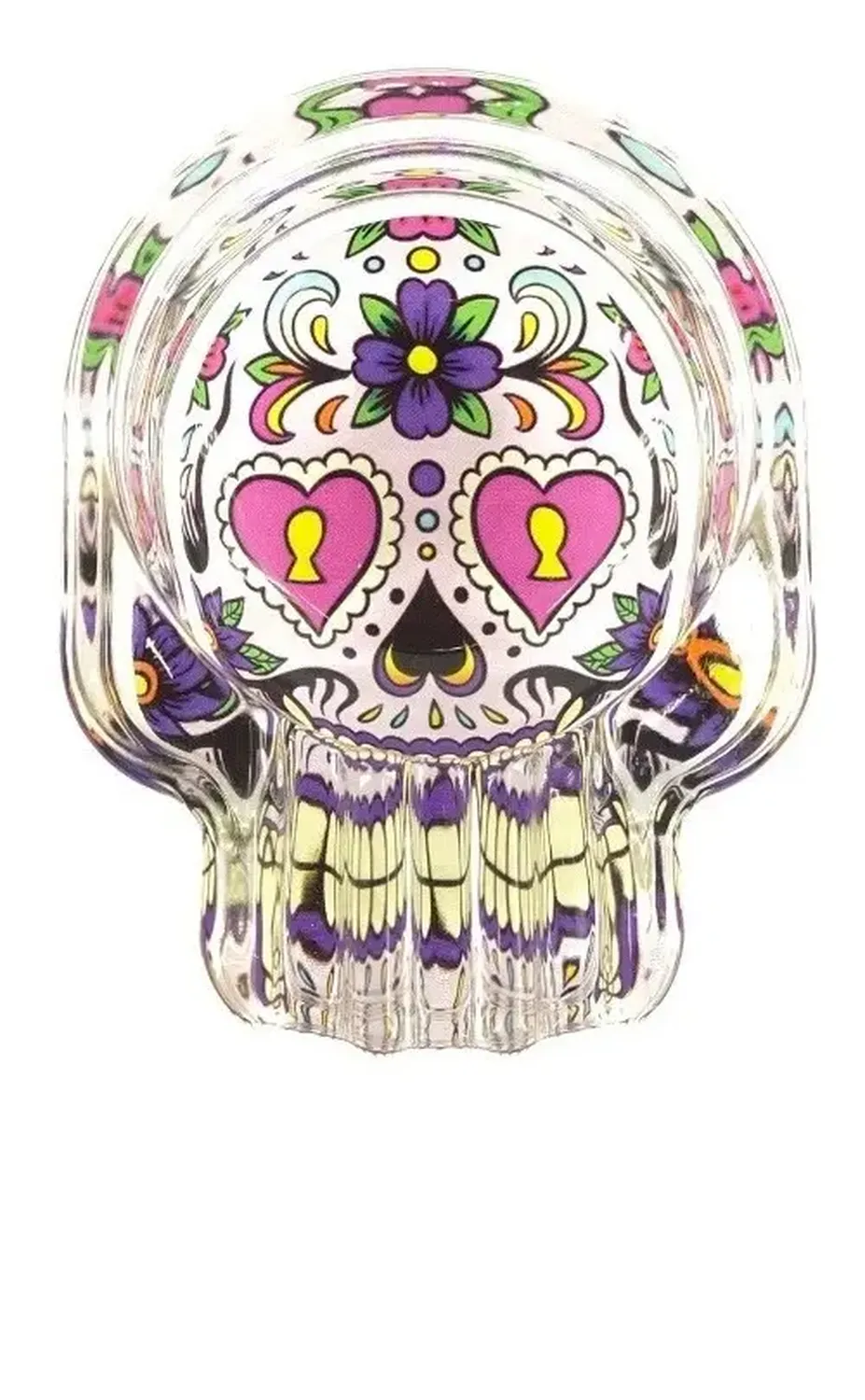 Cenicero De Calavera Catrina De Vidrio Modelo Surtido-2