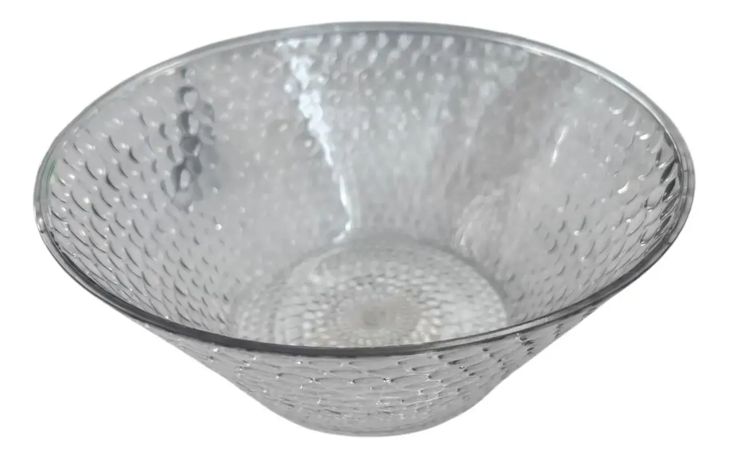 Pack 2 Plato Bowl Sopero Decorativo Redondo Plastico D1 Gris-1