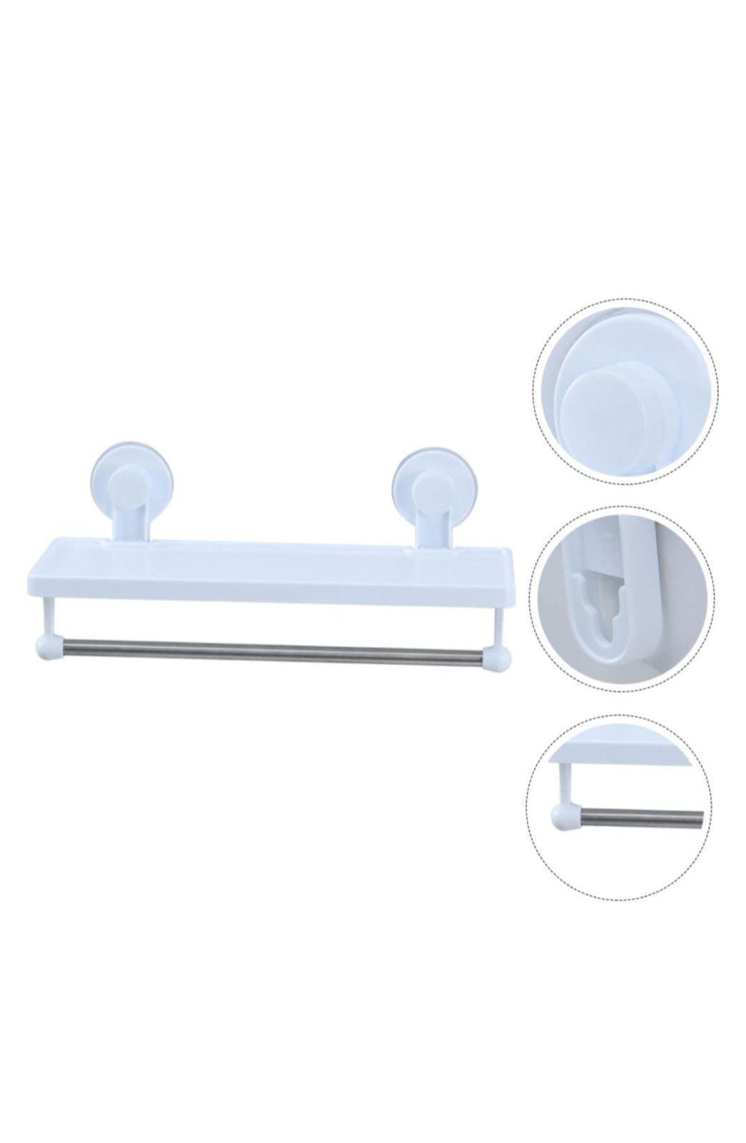 Repisa De Pared Organizador De Baño Colgante Con Colgadores 2-2