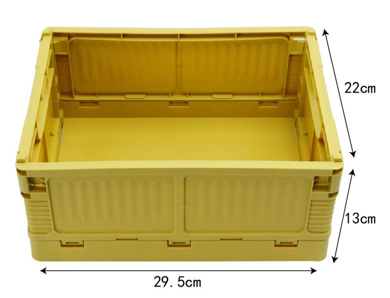 Canasto Plegable Cesta De Compras Organización Desarmable-2