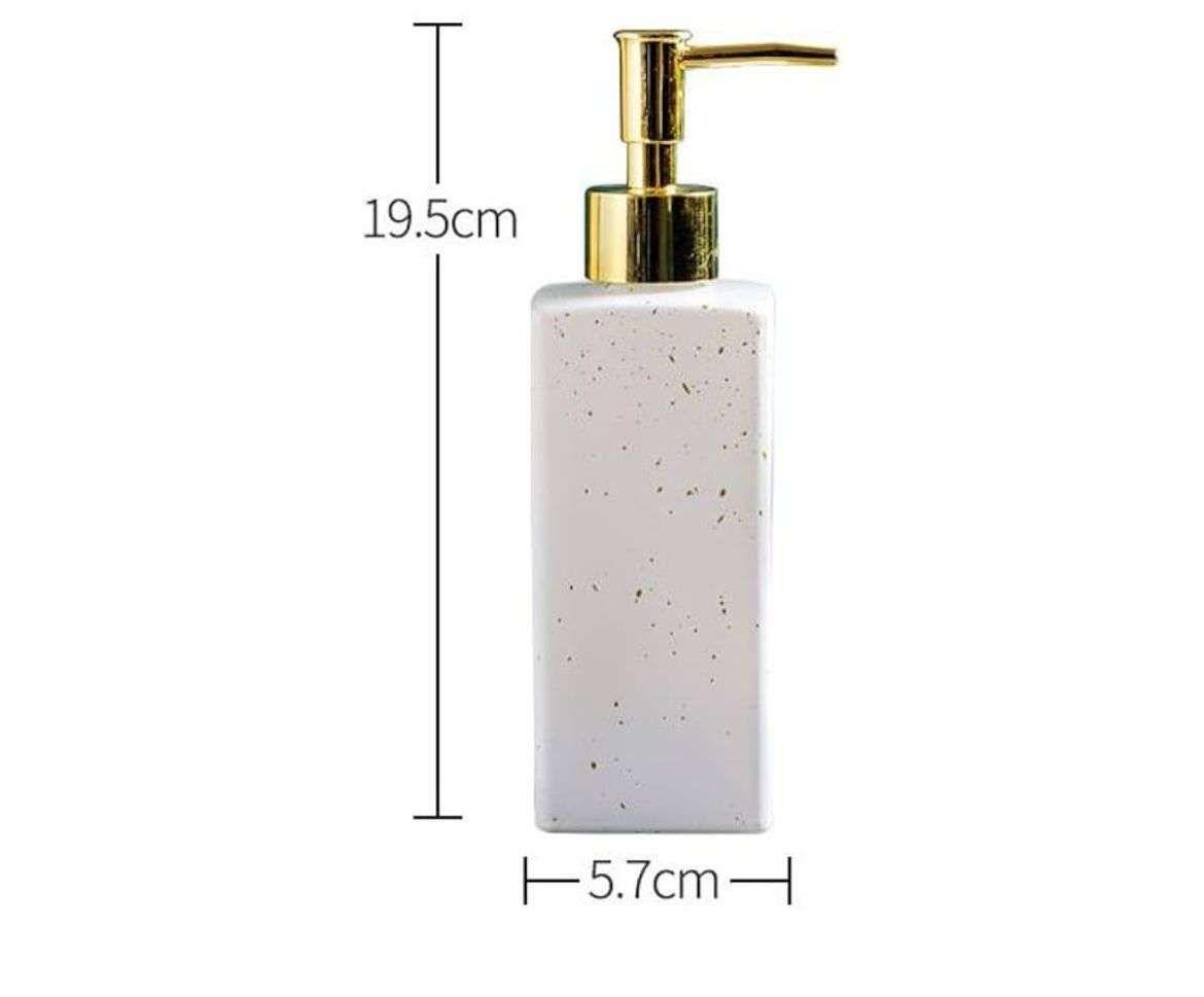 Dispensador Jabón Alcohol Gel 400ml Decorativo Cuadrado B-1