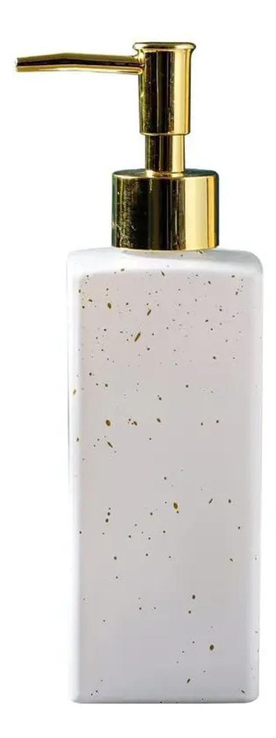 Dispensador Jabón Alcohol Gel 400ml Decorativo Cuadrado-0