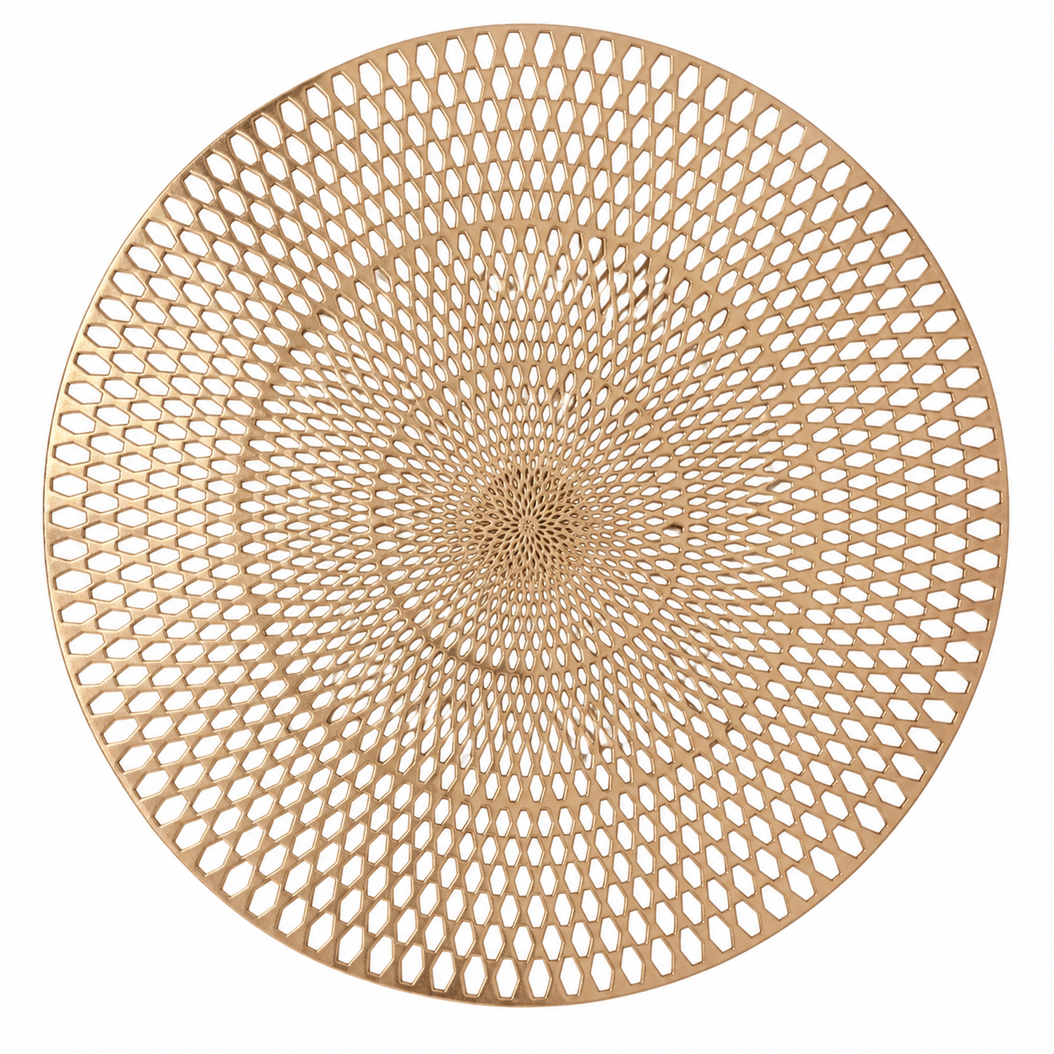 Set 6 Individuales De Mesa Pack 6 Modelo Hexagonos Dorado Varios-0
