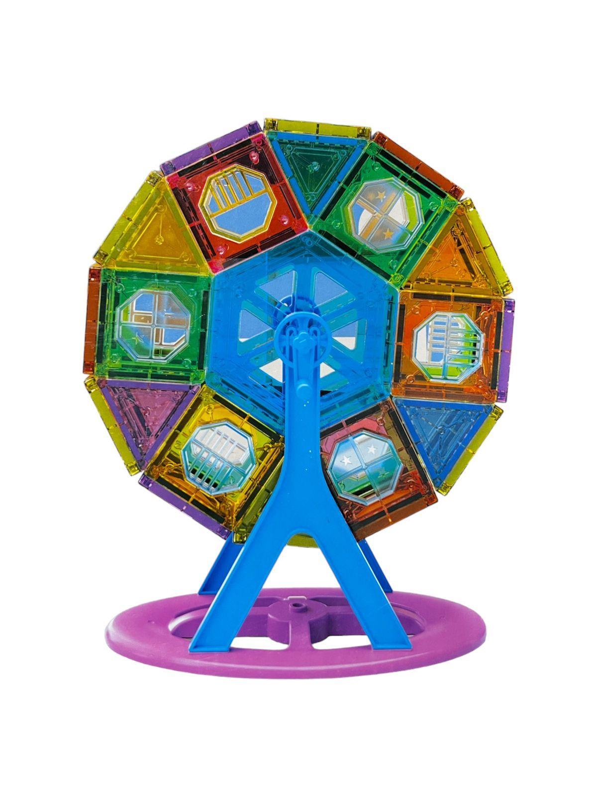 Bloques Magnéticos Para Construir 55 Pcs Ruleta-0