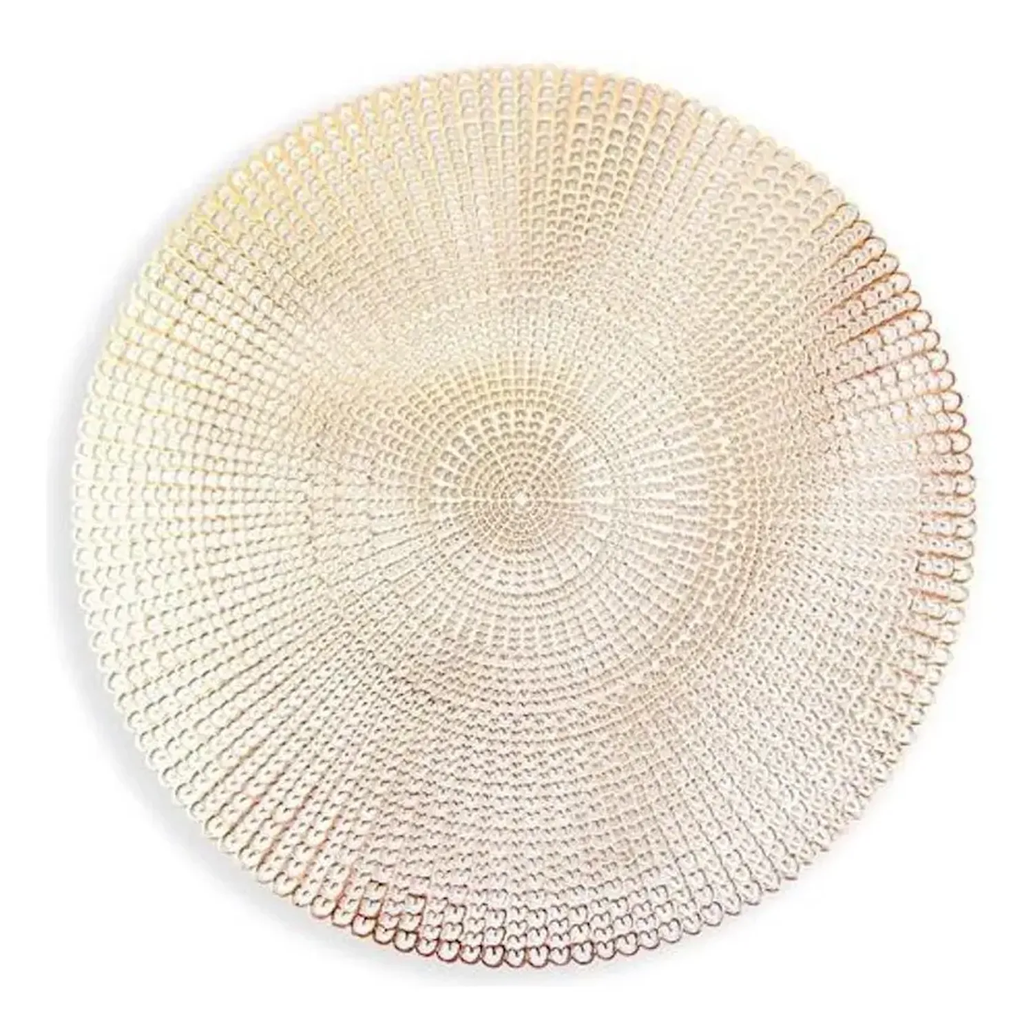 Set 4 Individuales De Mesa Pack 4 Individuales Corazon 38cm Dorado [...]-0