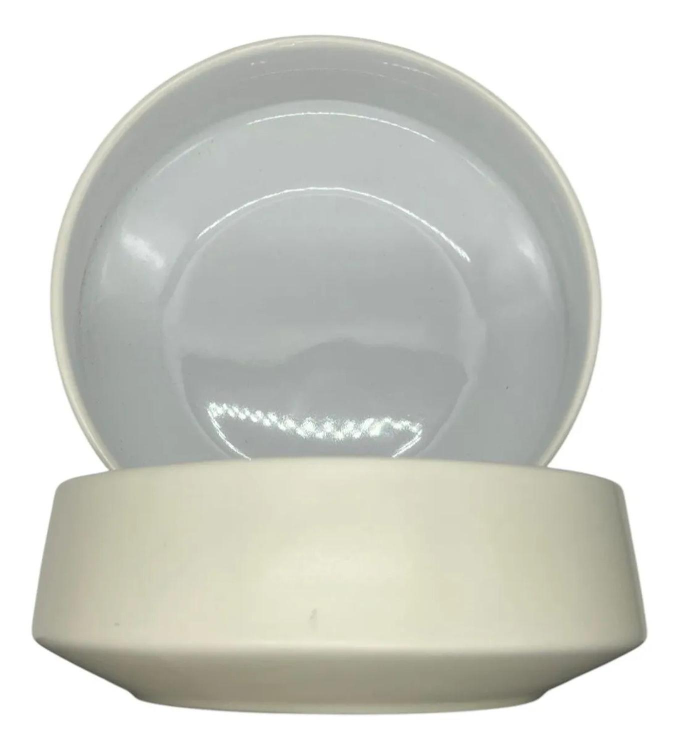 Pack 2 Plato Bowl Sopero Hogar Liso B 6x15cm Beige-4