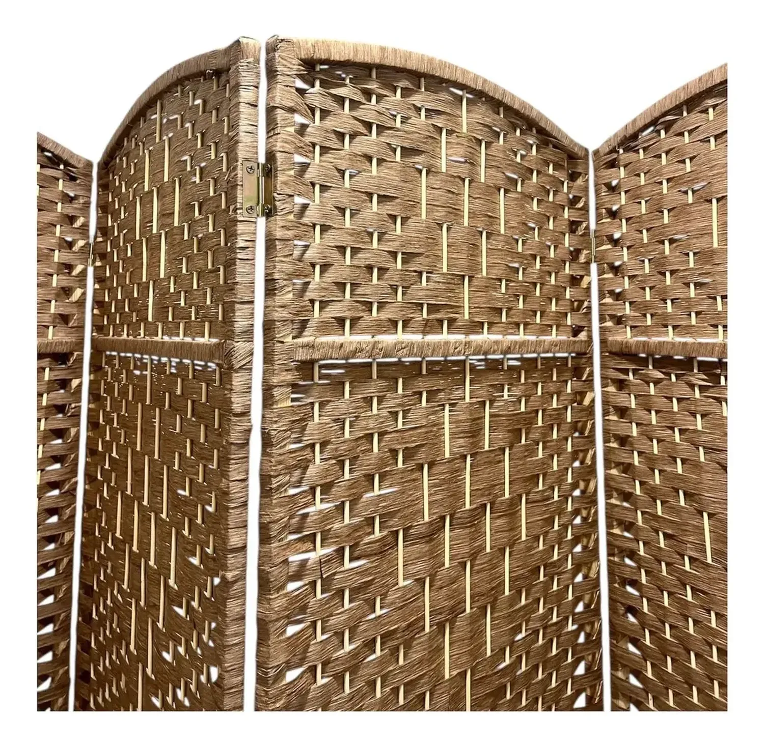 Biombo De Madera Resistente 4 Paneles Completo 200x180cm-2