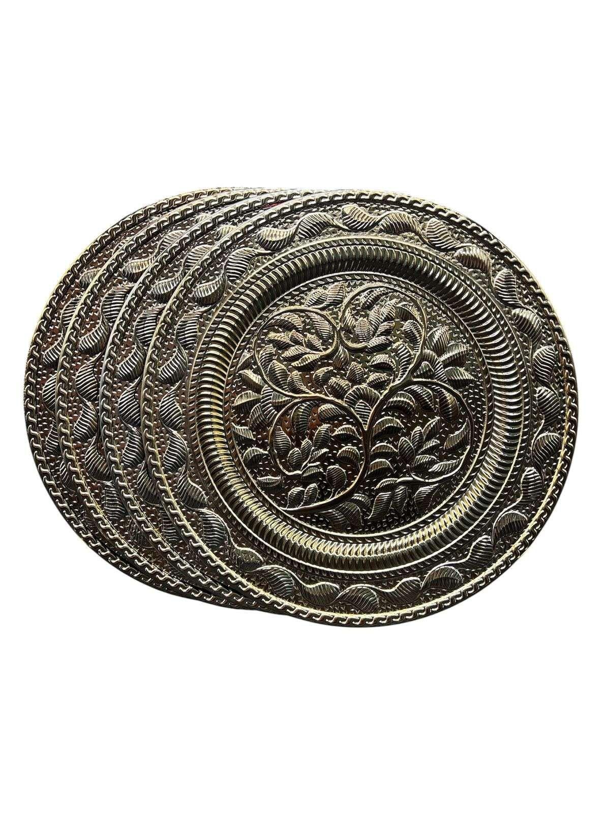 Pack 4 Plato De Decoracion Hogar Decorativo Romantico 33cm-0