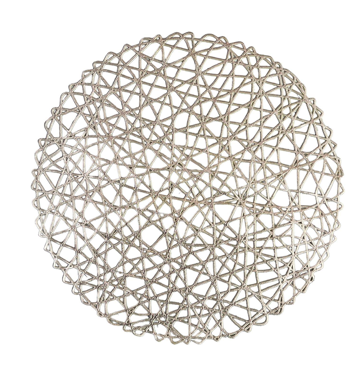 Set 4 Individuales De Mesa Pack 4 Individuales Metalizados 38cm MD-0