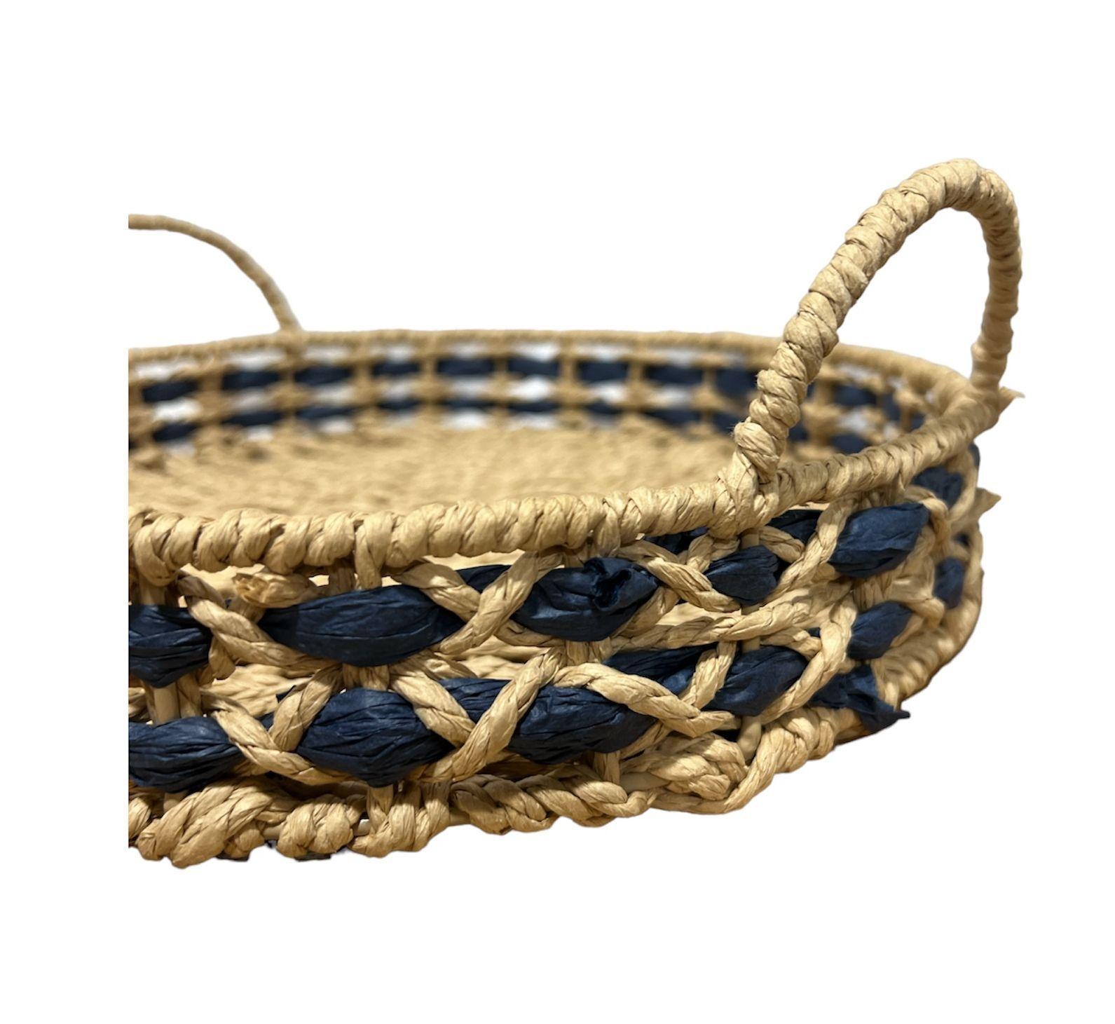 Cesta Panera De Rattan Cesta De Pan Redonda Asas Pequeña-2