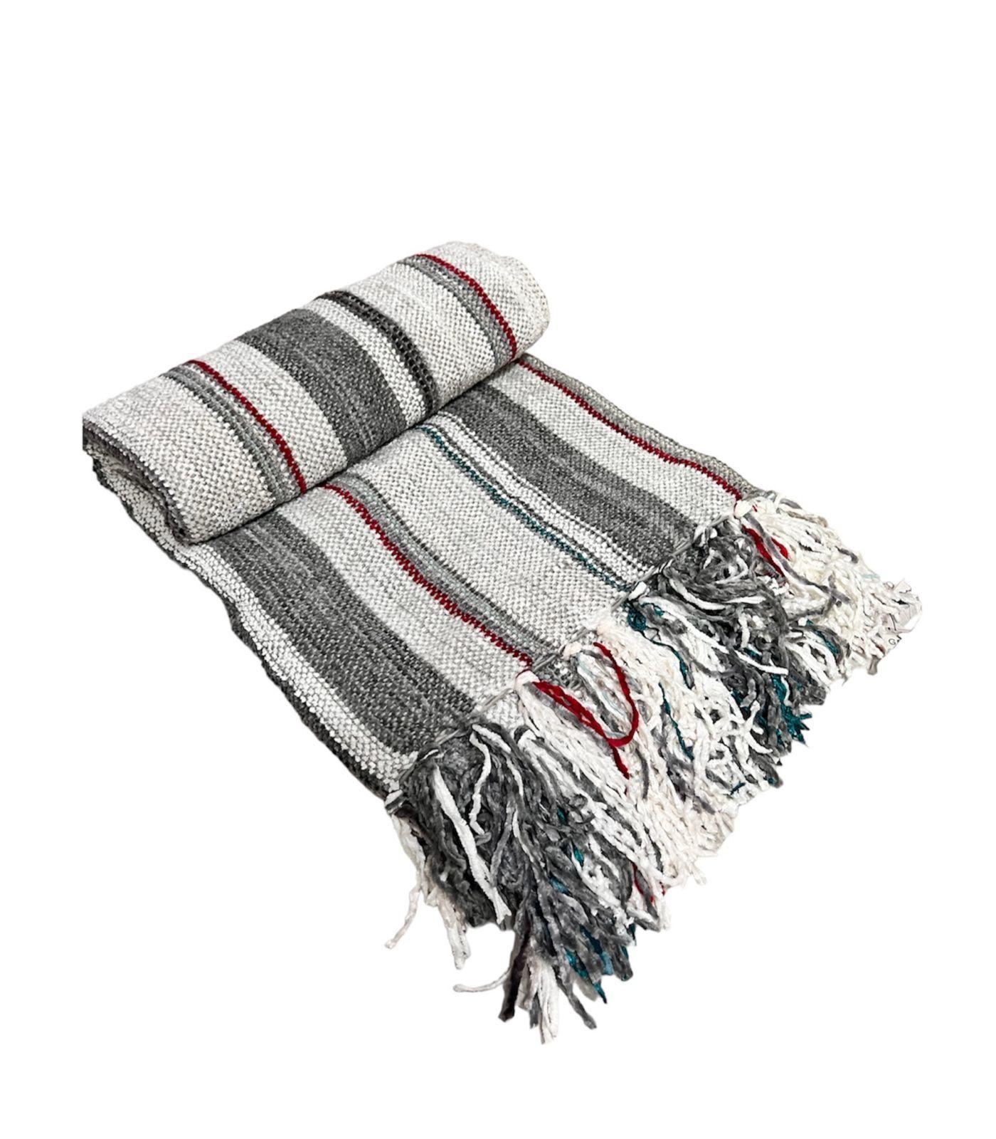 Manta Decorativa Tejida Elegante Para Sofa Cama 125x150cm P-0