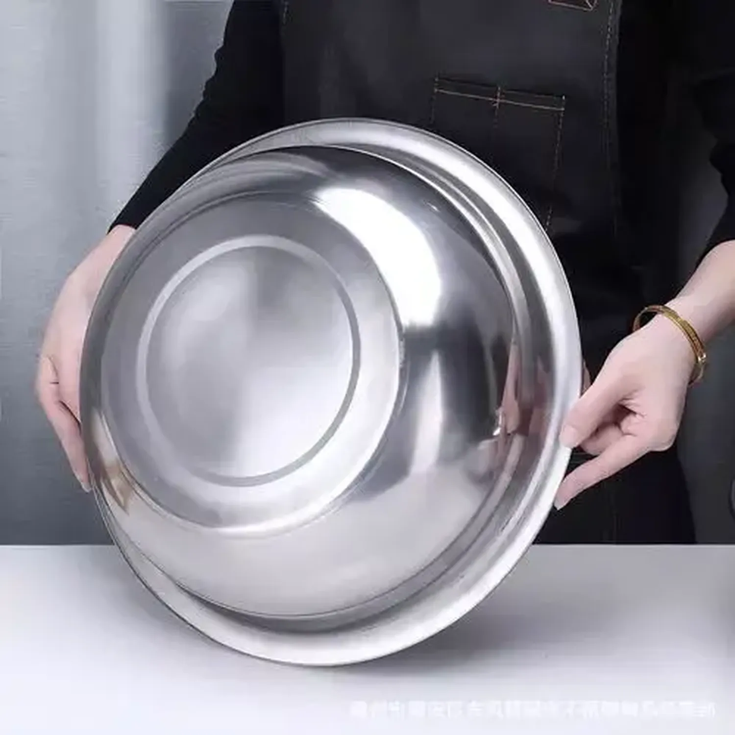 Pack 12 Bowl Sopero Plato Acero Inoxidable Hondo 20x6cm Plateado-2
