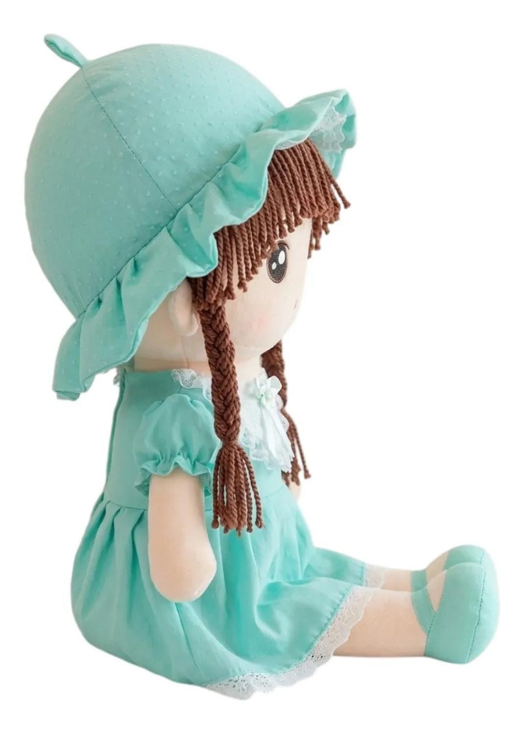Muñeca De Trapo De Peluche Tierna Suave Lazo 65cm-2